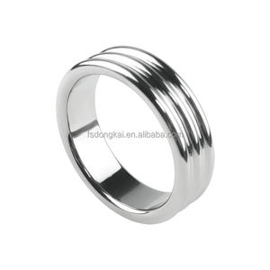 스레드 남자의 금속 섹스 토이 링 수탉 반지 사정을 지연시키고 관심을 높이기 위해 가중치 - Product Image 2