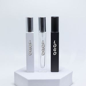 5ml 10ml 15ml square Glass Bottle Empty Perfume Essential Oils Bottle <b>Spray</b> Bottle Atomizer with Shiny Gold <b>Silver</b> Cap - Product Image 1