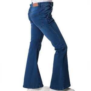 Verve <b>Line</b> Bootcut <b>Jeans</b> Built on Curved Seam Architecture Offering Lifted Fit Through Seat and Flowing Lower Leg Silhouette - Product Image 4