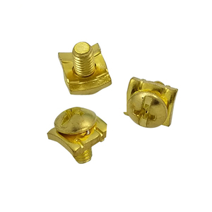 Fabricant de vis <span class=keywords><strong>à</strong></span> filetage <span class=keywords><strong>à</strong></span> fente en laiton encastré avec rondelle carrée pour produits électriques - Product Image 3