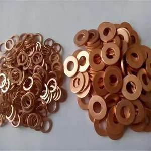 Arruela de Pressão Plana, Anel de Vedação de Cobre, Arruela de Trava, em Todos os Tamanhos, para Aço, Latão, Alumínio, Bronze-Zinco e Acabamento Galvanizado, Sistema Métrico - Product Image 3