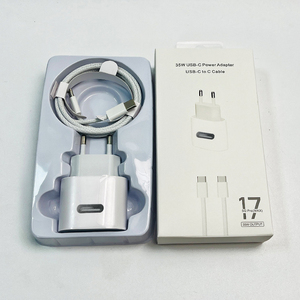 <span class=keywords><strong>Cargador</strong></span> PD Tipo C de 35W para iPhone, <span class=keywords><strong>Cable</strong></span> Tipo C para <span class=keywords><strong>Apple</strong></span>, Enchufe EU/US/UK, <span class=keywords><strong>Cargador</strong></span> de 35W para iPhone 18 17 16 15 Pro Max - Product Image 1