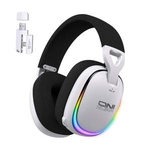 <span class=keywords><strong>Casque</strong></span> de jeu <span class=keywords><strong>sans</strong></span> <span class=keywords><strong>fil</strong></span> ONIKUMA GT805 blanc avec microphone et suppression du bruit, vente en gros d'usine pour <span class=keywords><strong>PS5</strong></span> - Product Image 1
