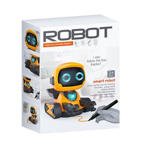 Nuevo Robot Inteligente HUAYAO para Educación Temprana, Juguete Educativo para Niños con Luz, Sonido y Seguimiento de Líneas, Funciona con Batería, de Plástico - Product Image 1