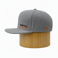 Casquette de baseball vintage personnalisée à visière plate, structurée 6 panneaux, style streetwear hip-hop, broderie personnalisée, vente en gros