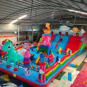 Ngoài trời với Blower trong nhà trẻ em <span class=keywords><strong>bouncy</strong></span> lâu đài trượt Inflatable lâu đài nhà bị trả lại cho trẻ em - Product Image 2