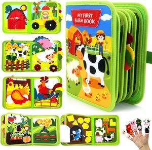 Tavola delle Attività Montessori 20 in 1, <span class=keywords><strong>Libro</strong></span> Sensoriale in Feltro <span class=keywords><strong>per</strong></span> Bambini 1-3 Anni, Giocattoli Educativi <span class=keywords><strong>per</strong></span> <span class=keywords><strong>Ragazzi</strong></span> e Ragazze - Product Image 1
