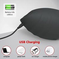 Godet Masturbateur Masculin pour l'Exercice de l'Endurance, en Silicone Étanche avec Vibration et Aspiration, Réutilisable, Rechargeable par USB, pour Hommes