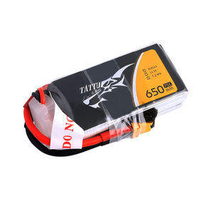 Batería LiPo TATTU de 500mAh, 550mAh, 650mAh, 75C, 95C, 1S, 2S, 3S, 4S, 6S para Dron de Carreras FPV Tiny Whoop - Product Image 2