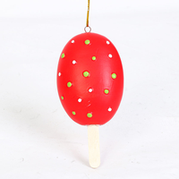 Nouvel Ornement de Noël en Mousse Façonné à la Main de Haute Qualité en Forme de Bonbon, Décoration Intérieure Festive, Accent Sucré pour les Fêtes, Neopoly