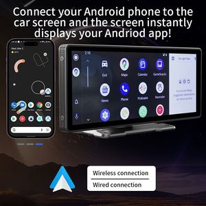 Reproductor MP5 Universal Portátil para Coche de 10.26 Pulgadas con CarPlay Inalámbrico, Android Auto, MirrorLink, Radio y Monitor de Pantalla Táctil - Product Image 3
