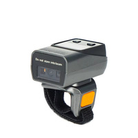 Inventoryhacks NORGEE - Escáner de Anillo Inalámbrico Portátil para Logística de Almacenes, Lector de Códigos 2D/QR con Detección Automática, 1 Año de Garantía