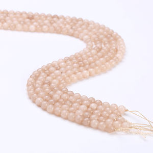 Perles de pierres précieuses naturelles 2022 pour la fabrication de bijoux, agate et pierres précieuses minérales, hauteur 3-8 mm - Product Image 4