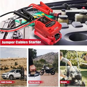 Démarreur de voiture d'urgence, adaptateur de démarrage pour batterie lithium-ion Craftsman 20V V20, booster de démarrage de voiture alimenté - Product Image 6