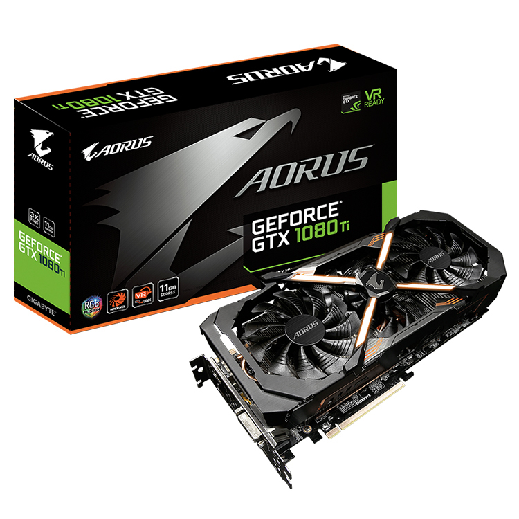 Видеокарта GIGABYTE AORUS N Envy G eForce GTX 1080 Ti 11 г с 11 ГБ GDDR5X 352 бит