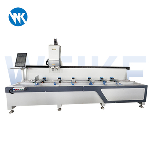 WEIKE CNC Double Head 3000mm Work Stroke Aluminum Profile CNC No Flip Milling Drilling <strong>Machine</strong> <strong>Window</strong> and Door Making <strong>Machine</strong> - Product Image 1