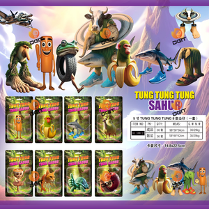 5 inch PVC tung tung sahur Hành động Hình ai brainrot sáng tạo sưu tập đồ chơi bán buôn có sẵn - Product Image 4