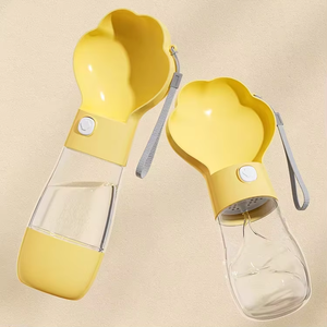Bouteille d'eau portable et réutilisable pour chien en PP, écologique, design moderne/classique, pour les animaux de compagnie en extérieur - Product Image 1