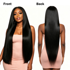 Extensiones de Cabello Humano Liso de 10-30 Pulgadas, 100% Cabello Humano Virgen sin Procesar, 100g, Suaves como Cabello Humano, Doble Capa - Product Image 5