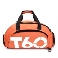 Sac à dos de sport personnalisé avec logo, grand sac de voyage multifonctionnel en nylon, sac de sport léger à fermeture éclair pour activités de plein air et fitness