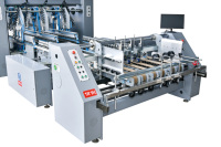 Système de pliage linéaire automatique JY-650SG High-Speed Versatile Folder Gluer avec capacité multi-format