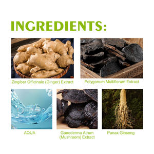 โรงงาน OEM ฉลากส่วนตัวขายส่งสีน้ําตาลเข้มเร็วทันทีเมจิกสมุนไพรสีผมธรรมชาติแชมพูย้อมผมสีดํา - Product Image 6