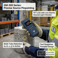 Compteur Geiger portable GM-300, moniteur de rayonnement pour le traitement des matériaux et l'électronique, détecteur portable d'alpha, bêta, gamma et rayons X