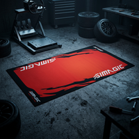 Tapis de simulateur de course SIMAGIC, tapis antidérapant et insonorisant pour simulateurs de course F1