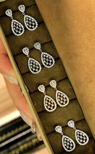 Pendientes de Diamantes Naturales de Oro de 18K Xinfly, 0.62ct, Forma de Gota, Huecos, Elegantes, Estilo Diario y Formal, Joyería de Oro Real en Oferta - Product Image 2