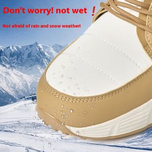 أحذية الثلج النسائية الشتوية الجديدة للتجارة الخارجية النسخة الروسية على الطراز الأوروبي من المصنع مباشرة مخصصة مع بطانة بو - Product Image 4