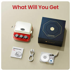 Phomemo P15 Retro Label <b>Printer</b> 203DPI Bluetooth <b>Portable</b> <b>Mini</b> Lightweight Label Printing For Home Office Use - Product Image 3