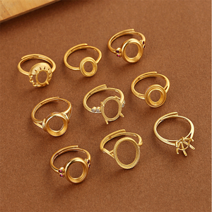 <span class=keywords><strong>Bague</strong></span> vierge ajustable à la Base de Cabochons en verre, 50 pièces, réglage de <span class=keywords><strong>bague</strong></span>, pour <span class=keywords><strong>homme</strong></span> et femme, bricolage, accessoires pour la fabrication de bijoux - Product Image 5