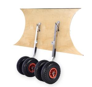 Klappbares Modell Gummi-Bootsfahrzeug Paar Bootsfahrzeug-Räder - Product Image 3