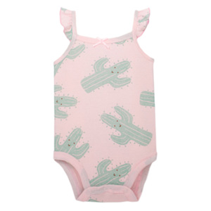 Combinaisons d'été pour bébés filles : hauts licou, combinaisons une pièce, combinaisons de ramper, avec ouvertures triangulaires et couvertures de bas du corps - Product Image 2