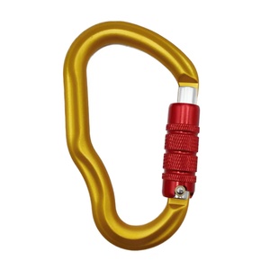 CLIWIZ 25KN Gancho de presión de escalada de aluminio redondo con bloqueo en forma de D de alta resistencia SGM7117TN3 - Product Image 1
