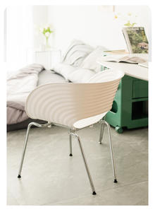 Cadeira sala de jantar nórdica, cadeira antiga do vintage abs para a sala da conversa café sala de jantar - Product Image 2