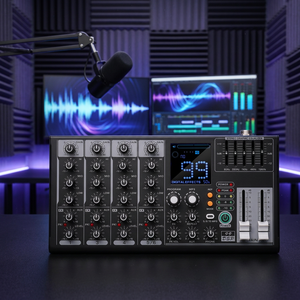 Mezclador de Audio Mini de 6 Canales 99DSP con Bluetooth y MP3 para Transmisión en Vivo, Precio de Fábrica Q6 - Product Image 4