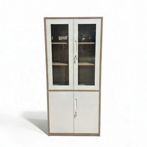 Armoire de rangement métallique multifonctionnelle amovible, casier de bureau en acier, design Almirah - Product Image 1
