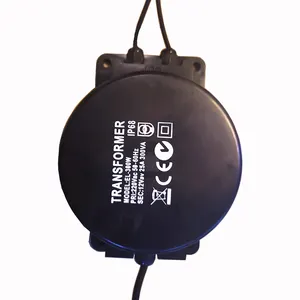 Transformateur de lumière de piscine, 220V 110V à 12V 24V AC cc, transformateur de lumière, étanchéité IP68