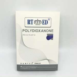 Steriele Niet-Absorbeerbare <span class=keywords><strong>Cassette</strong></span> Zijde Hechtingen Chirurgisch Veterinair Gebruik USP4-10/0 Zwart Gevlochten - Product Image 5