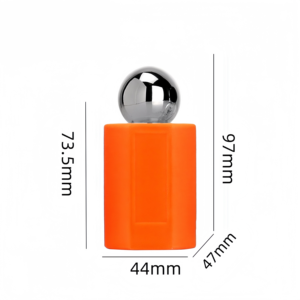Flacon en verre floqué velours 50ml, luxe, vide, logo personnalisé, flacons de parfum arabes <span class=keywords><strong>Armaf</strong></span>. - Product Image 5