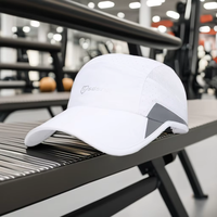 Gorra Deportiva de Secado Rápido con Logotipo Personalizado al por Mayor, 100% Poliéster, Etiqueta Privada de Boutique, Impresión de Letras en Serigrafía para Marcas, Venta al por Mayor