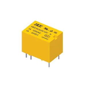 Ultraminiature 3V 5V 6V 9V 12V HKE 24V DC 220V ac Eletrônico omron relé para CIRCUITO IMPRESSO