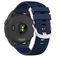 Garmin Forerunner 165 Bracelet de montre intelligent 20mm Bracelet en caoutchouc de silicone de remplacement Bracelets respirants pour un ajustement confortable