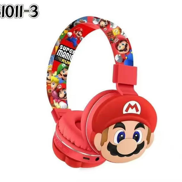 Themed Wireless Over - Ear Headphones, SP - 2510II - 3 Cartoon Gaming Headset