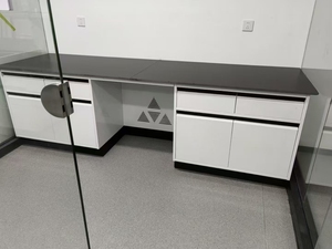 Tất cả các phòng thí nghiệm thép bảng phòng thí nghiệm băng ghế dự bị và trung tâm bảng với sàn thép thường vụ tủ - Product Image 3