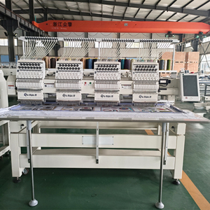 Phổ Biến Nhất 1200Rpm Tốc Độ Cao 12 15 Kim Cap Áo Sơ Mi Logo May Thêu Công Nghiệp Máy 4 Đầu Cho Bán - Product Image 3