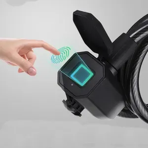 Yh3389 Verrou intelligent sans clé à empreintes digitales, câble antivol pour vélo - Product Image 3