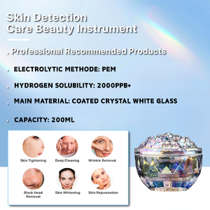 OEM mesin kulit wajah hidrogen oksigen, alat kecantikan air hidrogen perangkat Anti Penuaan portabel terapi LED 16-1 - Product Image 4