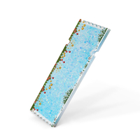 Présentoir personnalisé en acrylique à paillettes liquides avec motif personnalisé pour collection et exposition – Vente en gros